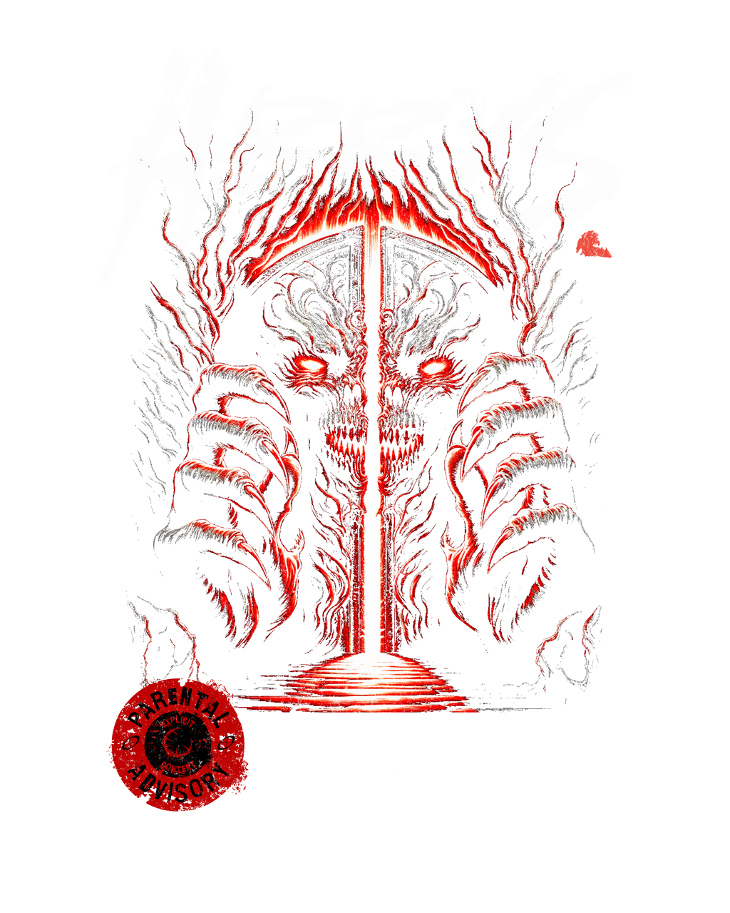 Men - Round Neck Half Sleeve Tshirt - Doors to the Abyss