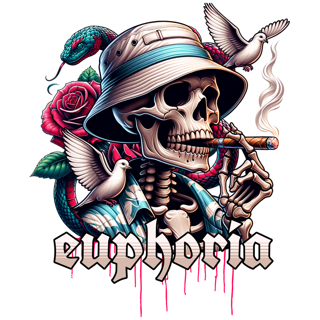 Men - Round Neck Half Sleeve Tshirt - Euphoria