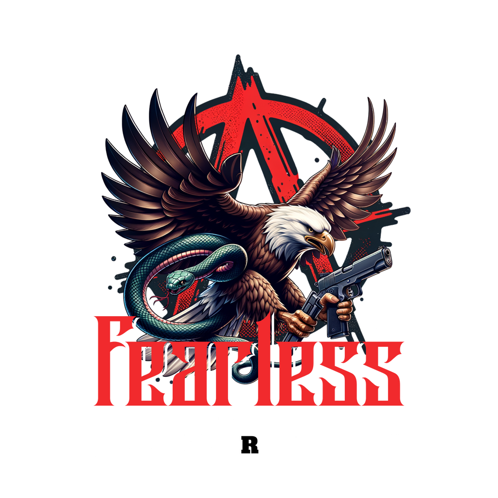 Men - Round Neck Half Sleeve Tshirt - Fearless