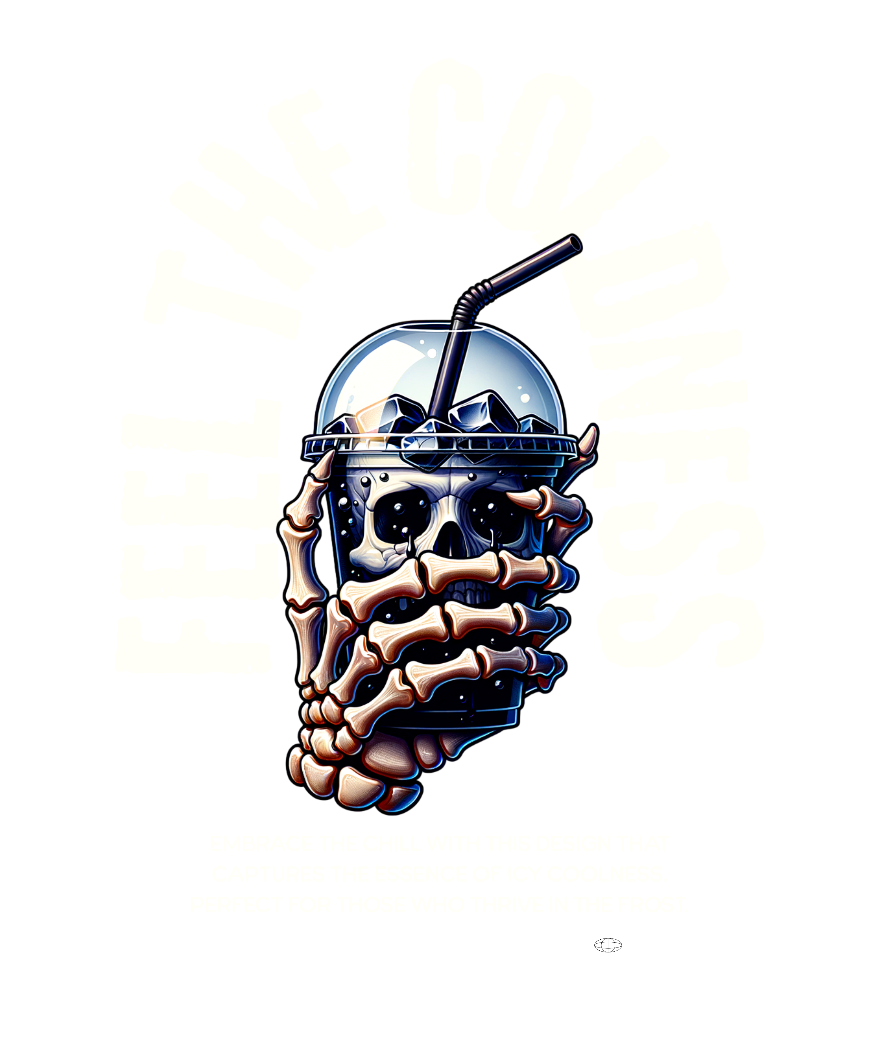 Men - Round Neck Half Sleeve Tshirt - Feel The Coldness