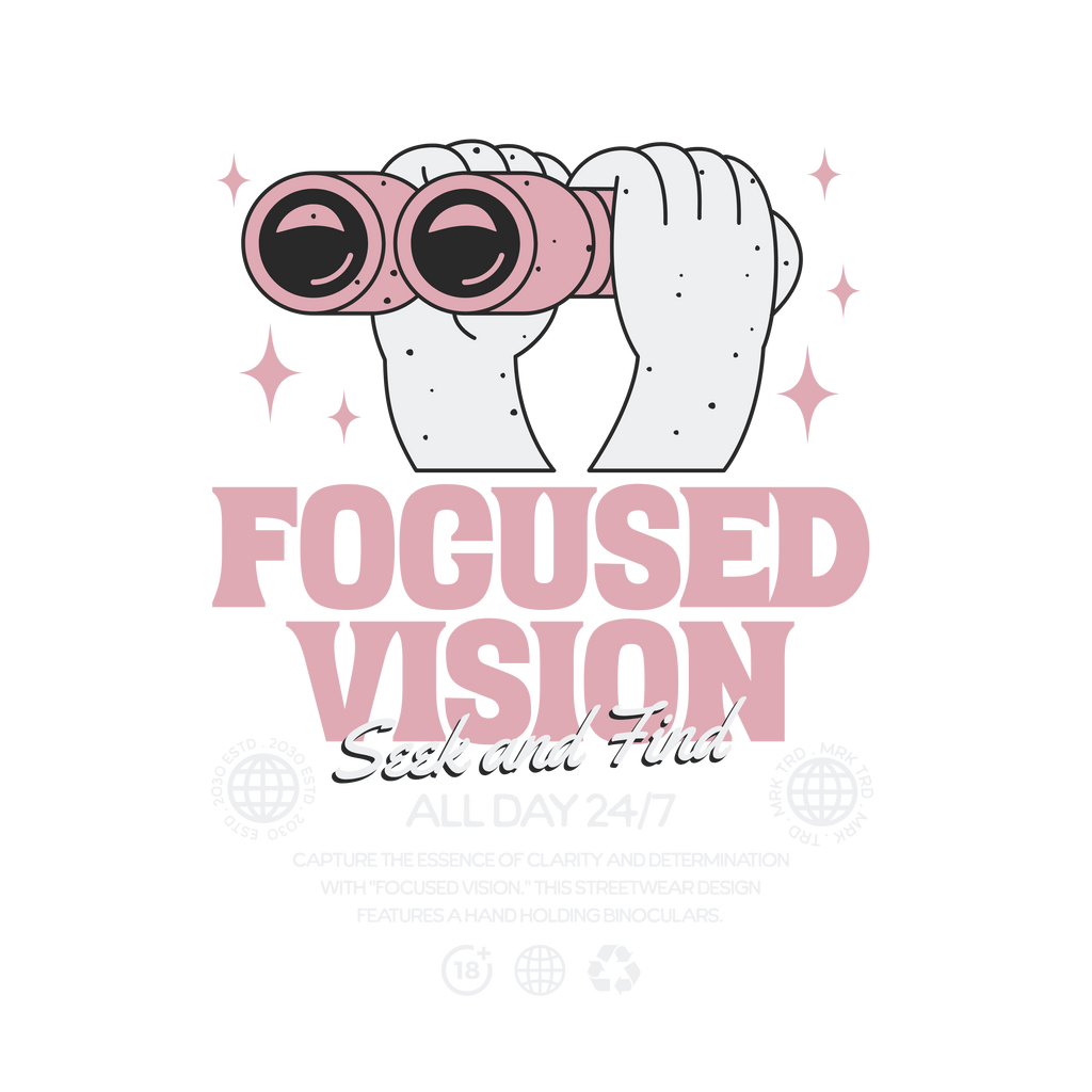 Men - Round Neck Half Sleeve Tshirt - Focused Vision