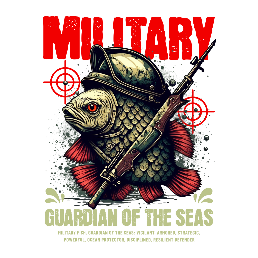 Men - Round Neck Half Sleeve Tshirt - Guardian of the seas