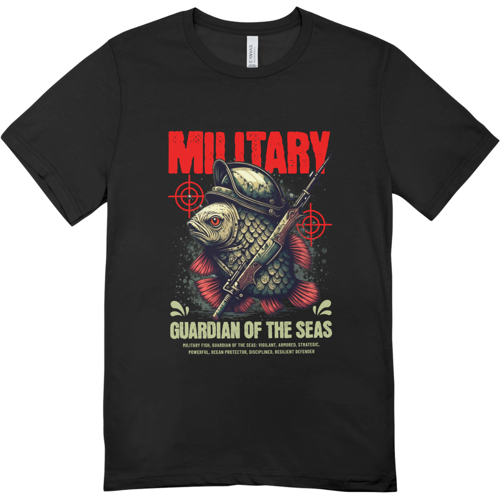 Men - Round Neck Half Sleeve Tshirt - Guardian of the seas