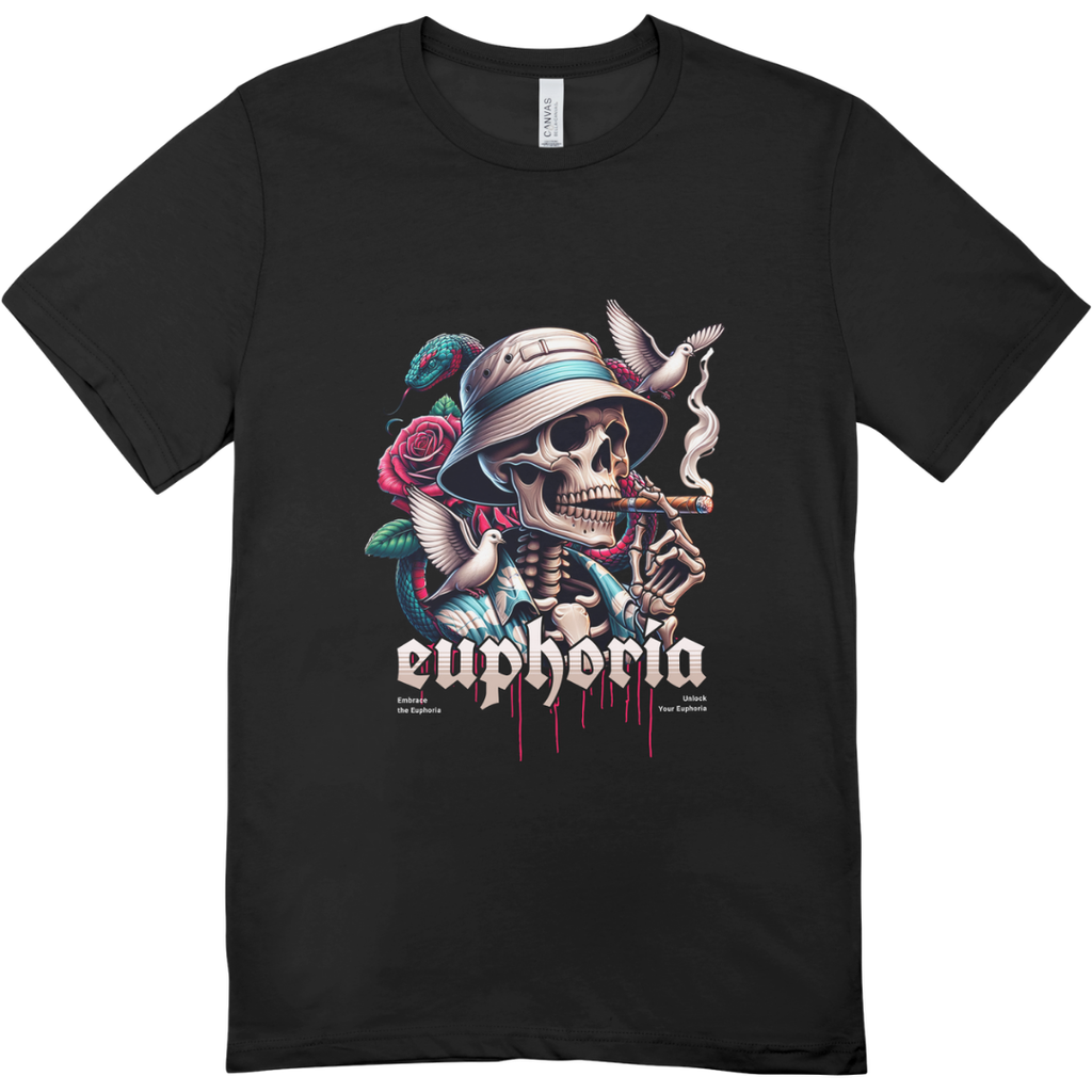 Men - Round Neck Half Sleeve Tshirt - Euphoria
