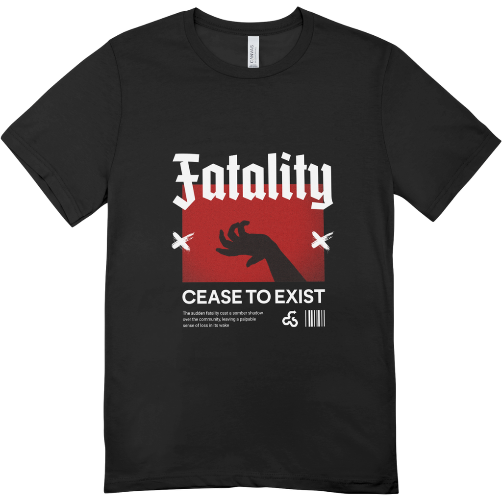 Men - Round Neck Half Sleeve Tshirt - Fatality