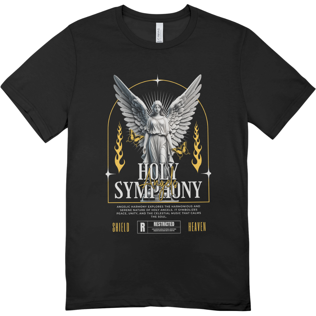 Men - Round Neck Half Sleeve Tshirt - Holy Symphony