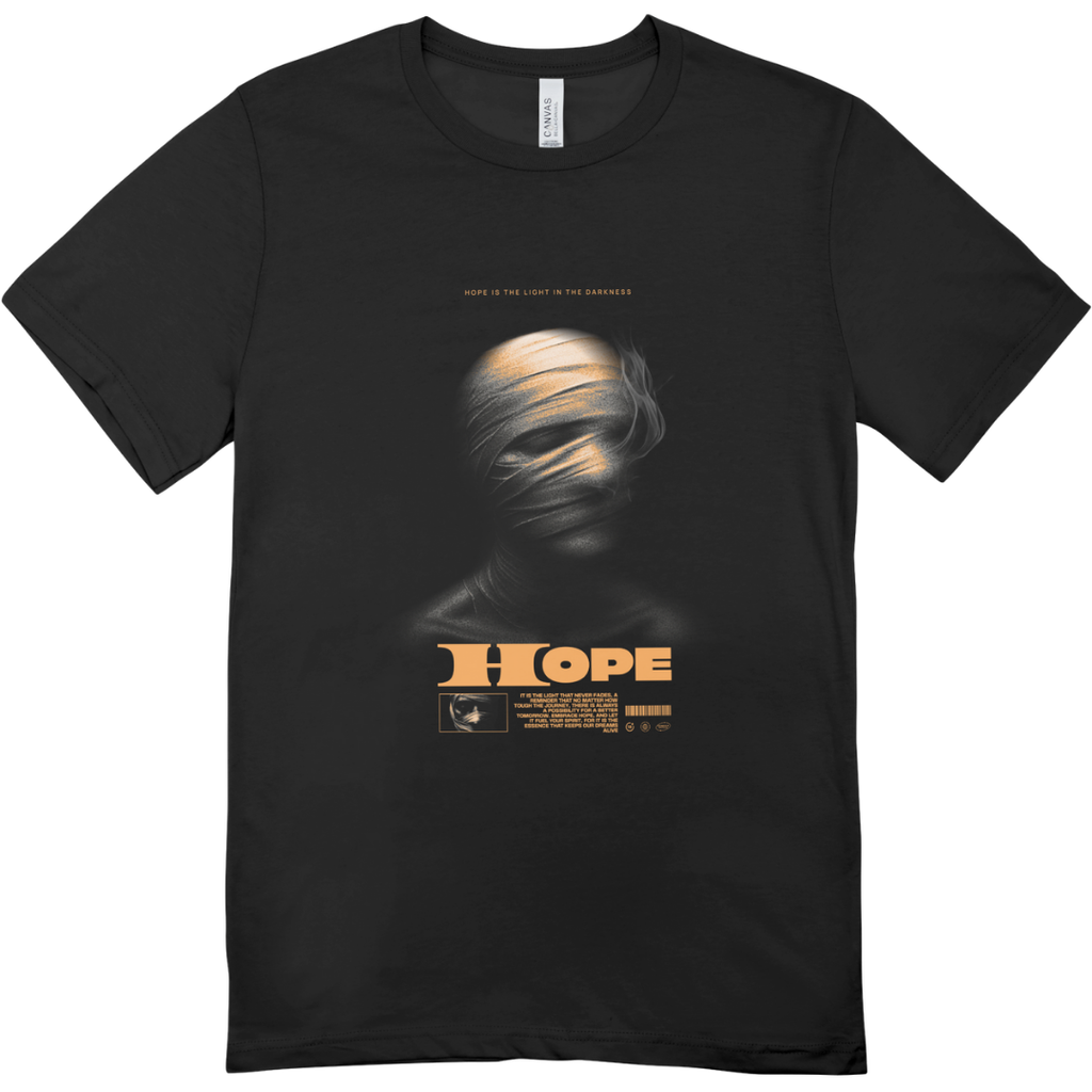Men - Round Neck Half Sleeve Tshirt - Hope