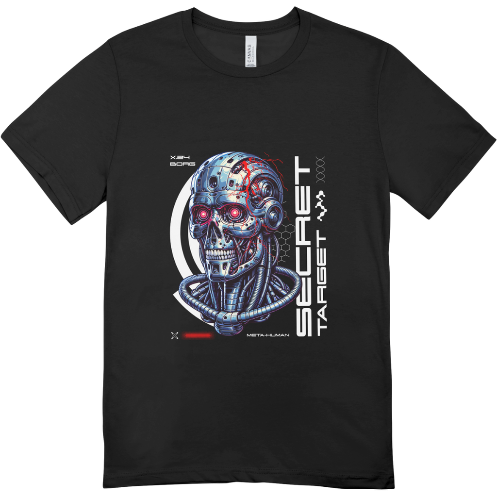 Men - Round Neck Half Sleeve Tshirt - Secret Target